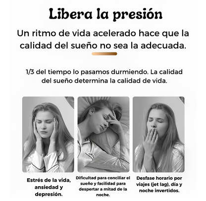 Dispositivo portátil para dormir mejor y aliviar el estrés de forma natural ✨