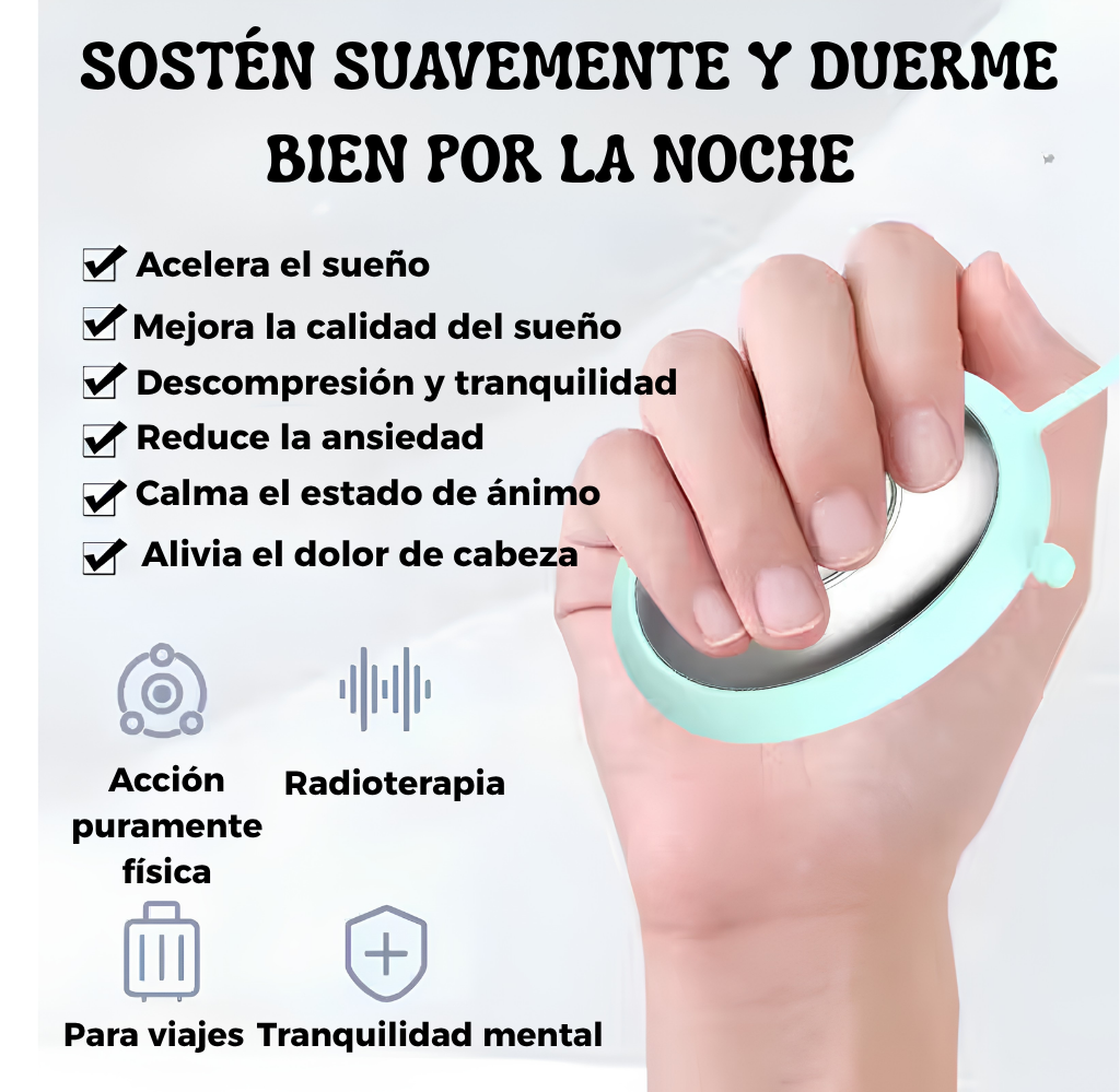 Dispositivo portátil para dormir mejor y aliviar el estrés de forma natural ✨